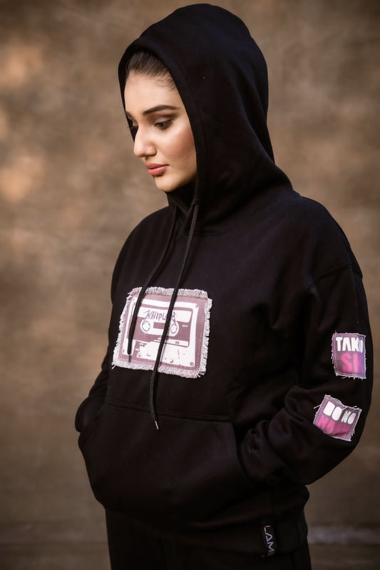 Distressed Cassette Hoodie