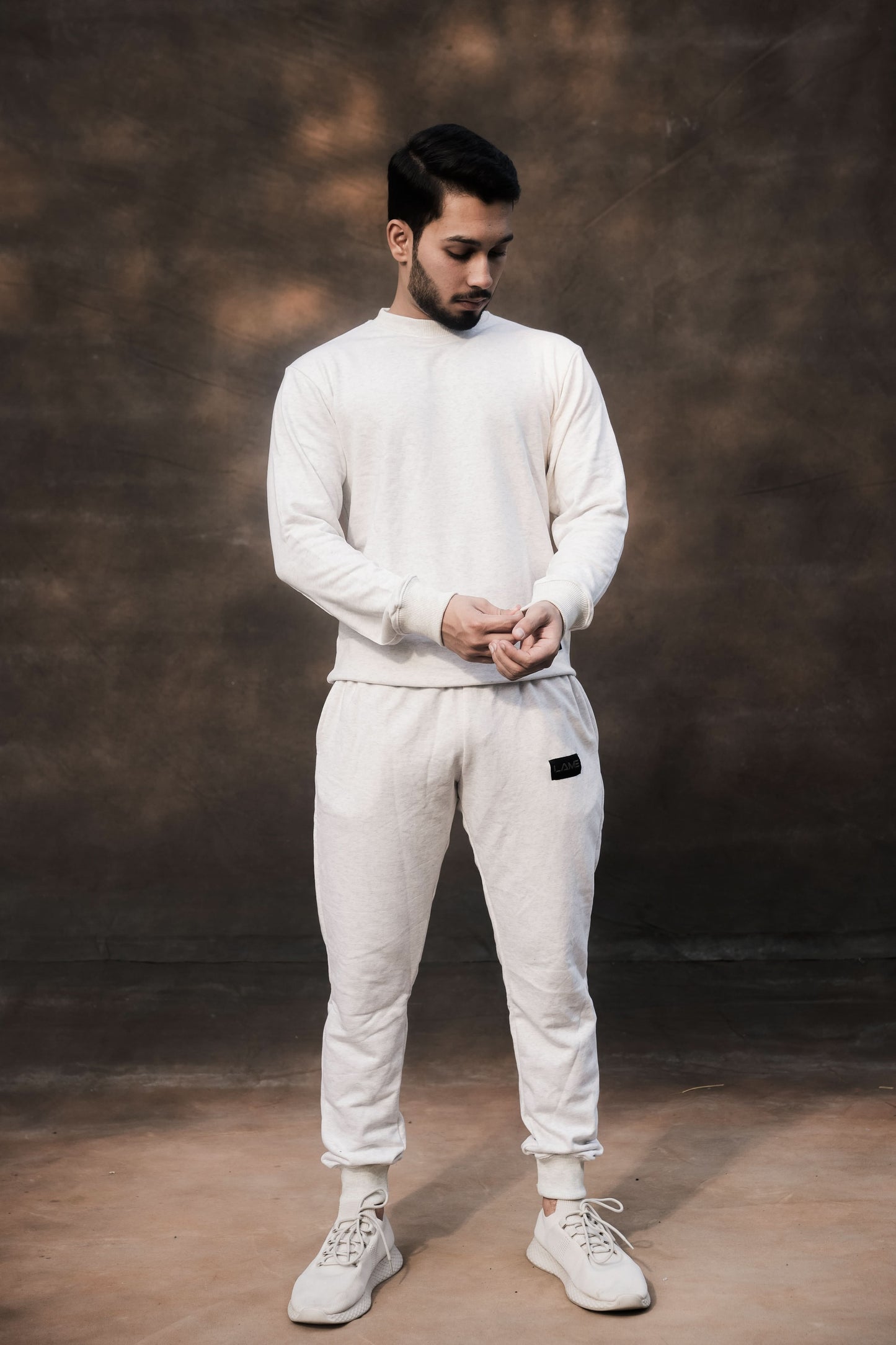 Light Grey Sweat Shirt with Jogger Pant Track Suit