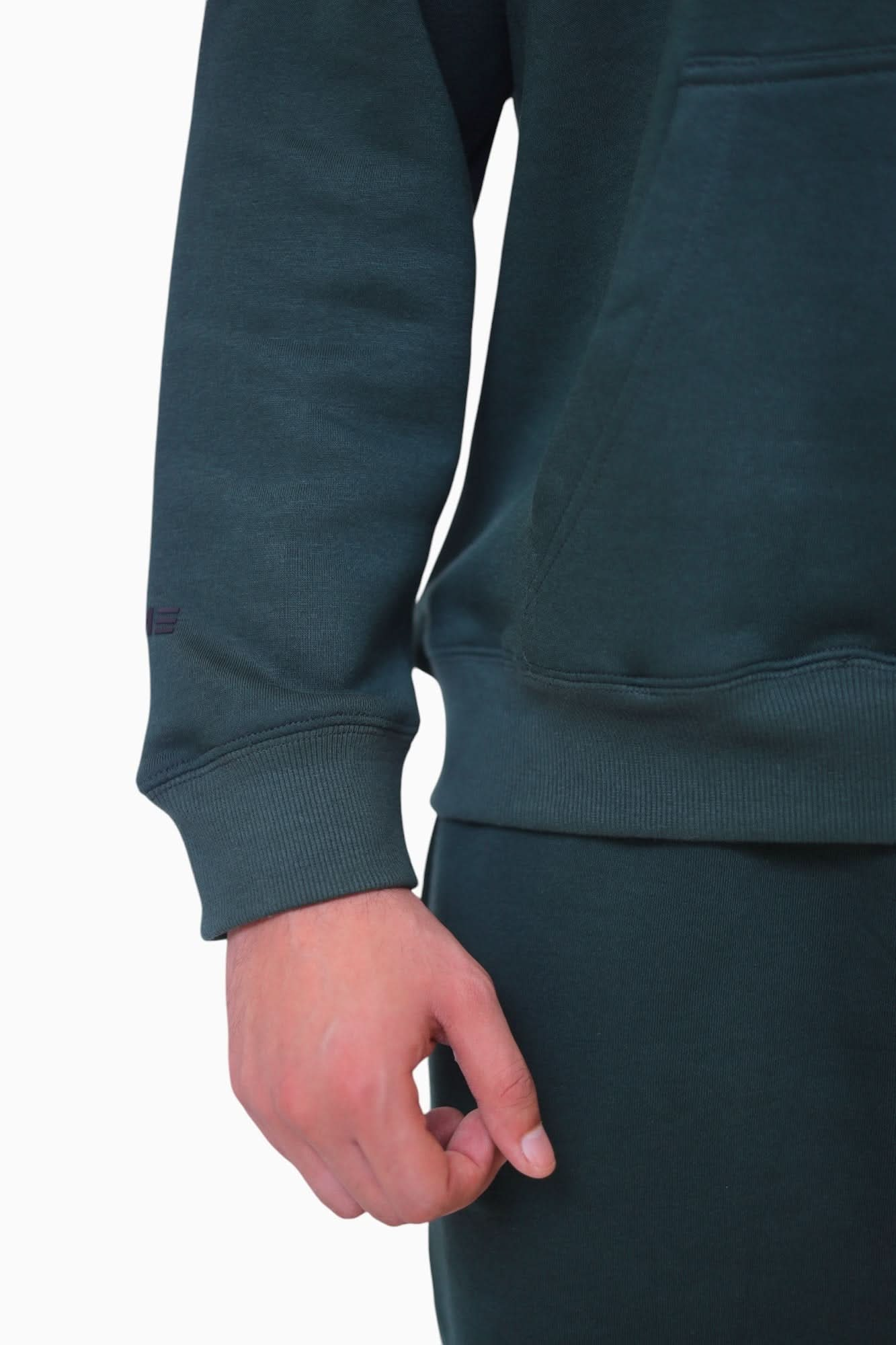 Green Hoodie with Bootcut Pant Track Suit