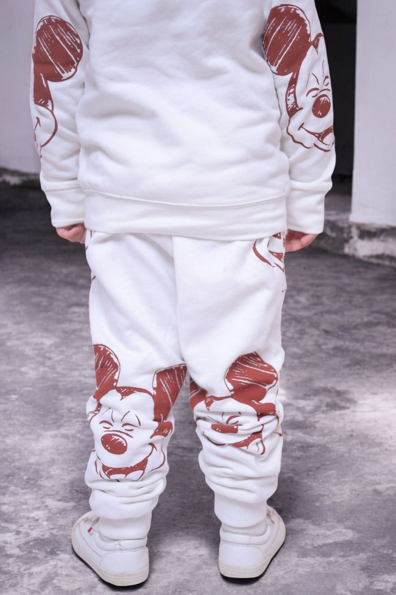 Kids Mickey Mouse Sweat with Trouser Twin Set