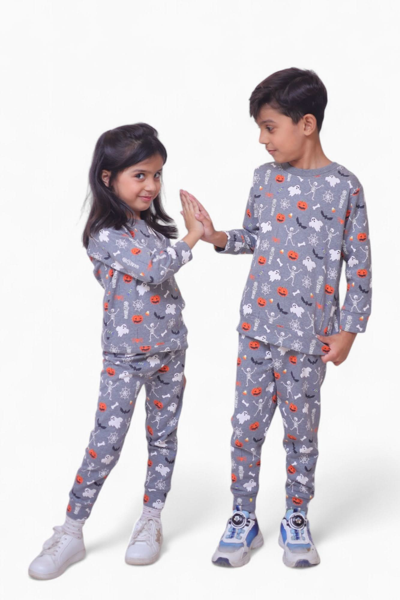 Halloween Pumpkin Shirt with Trouser Twin Set