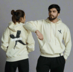 Beige Hoodie Lame X | Cozy & Stylish Unisex Cotton Hoodie