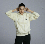 Beige Hoodie Lame X | Cozy & Stylish Unisex Cotton Hoodie - Image 5