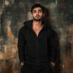 Lame Black Zipper Hoodie