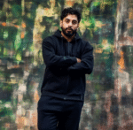 Lame Black Zipper Hoodie - Image 5