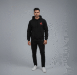 Black Hoodie Lame X | Premium Breathable Cotton Hoodie - Image 5