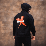 Black Hoodie Lame X | Premium Breathable Cotton Hoodie