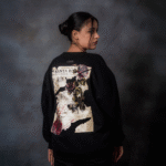 Black Santa Rose Sweatshirt | Stylish & Comfortable LAME Sweatshirt