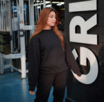 Black Sweat Shirt Basic