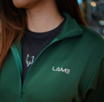 Green with Beige Stripe Activewear Twin Set – Premium Comfort & Stylish Performance Wear - Image 3