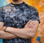 Camouflage Grey Black Drifit Active Wear