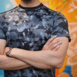 Camouflage Grey Black Drifit Active Wear