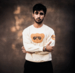 Beige Bear Sweat Shirt - Image 4