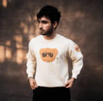 Beige Bear Sweat Shirt