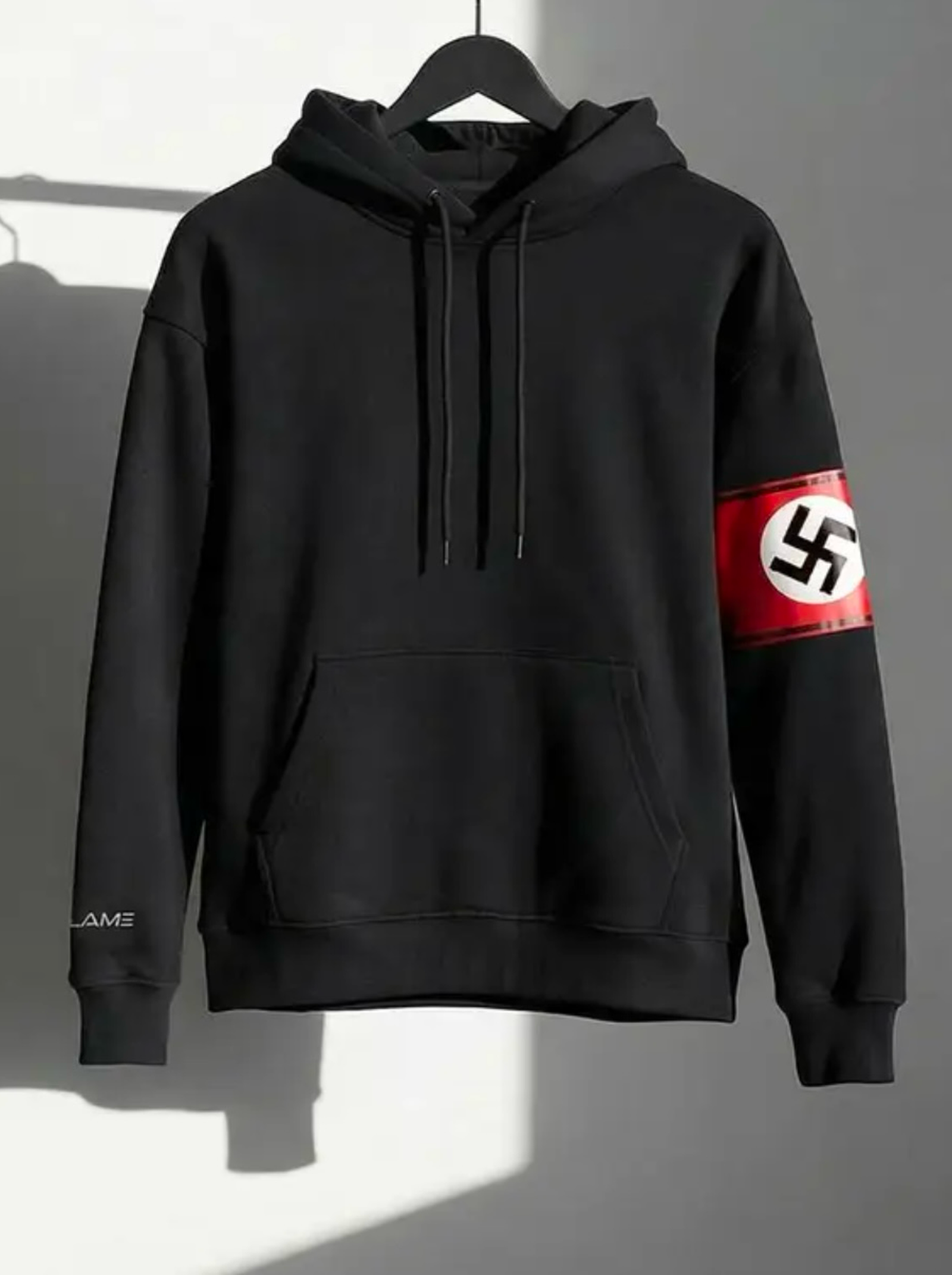 Black Swastika sign Hoodie - Image 2