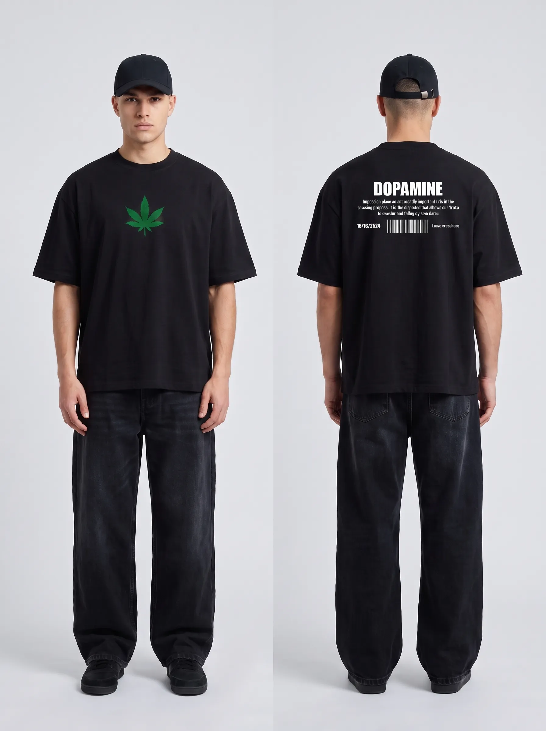 Lame — Dopamine Tee | Black
