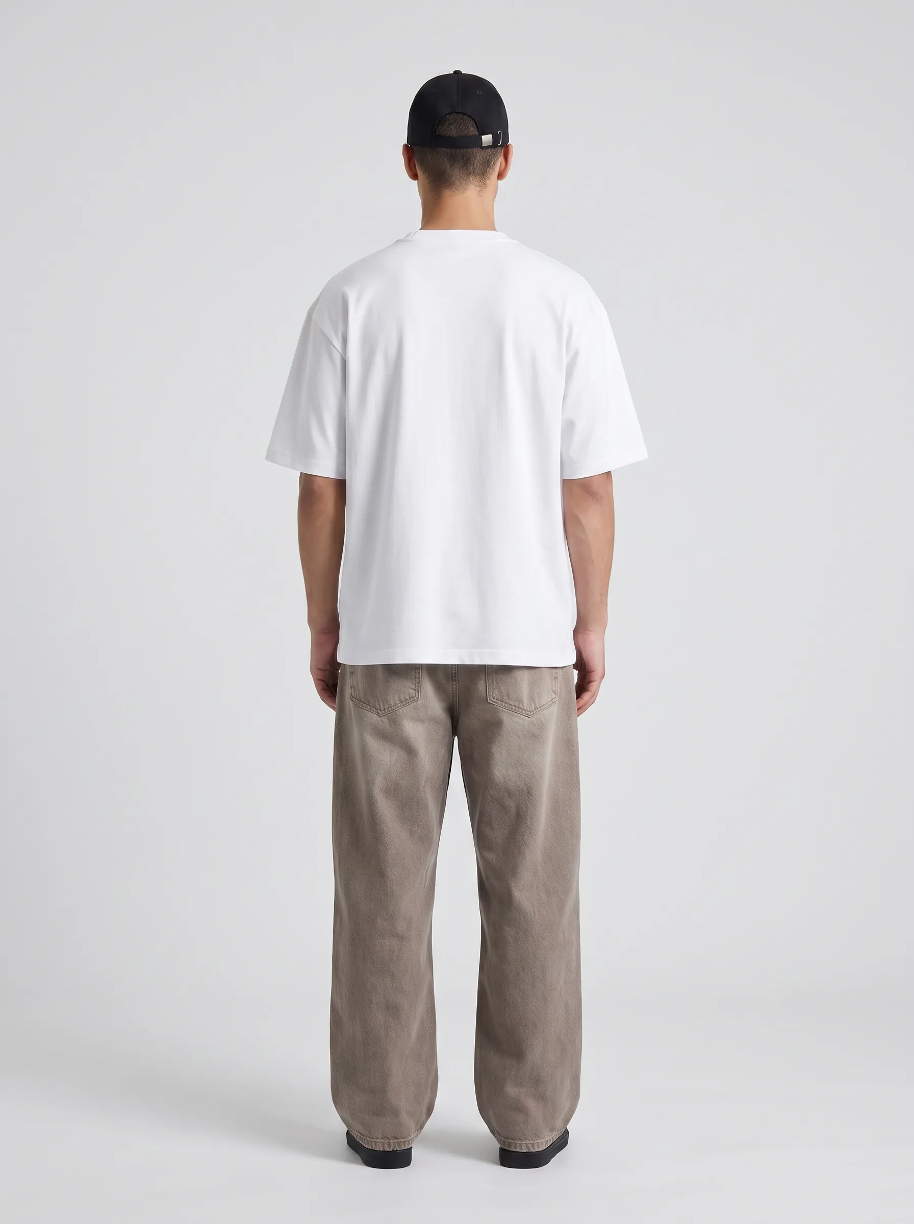 Lame — Pink Panther Boba Tee | White Oversized Graphic T-Shirt - Image 2