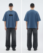 Lame Logo Tee - Blue - Image 3