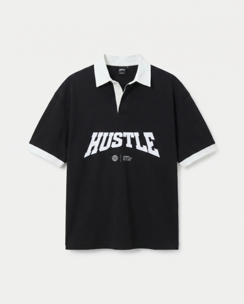 Lame — Hustle Black Polo