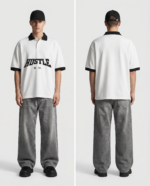 Lame — Hustle White Polo - Image 2