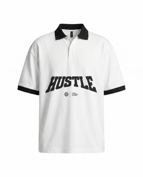 Lame — Hustle White Polo
