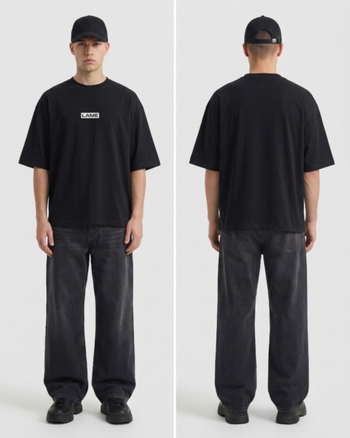 Plain Tee — The Blank Essential Black