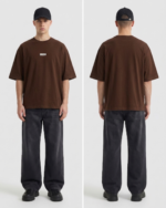 Plain Tee — The Blank Essential Brown