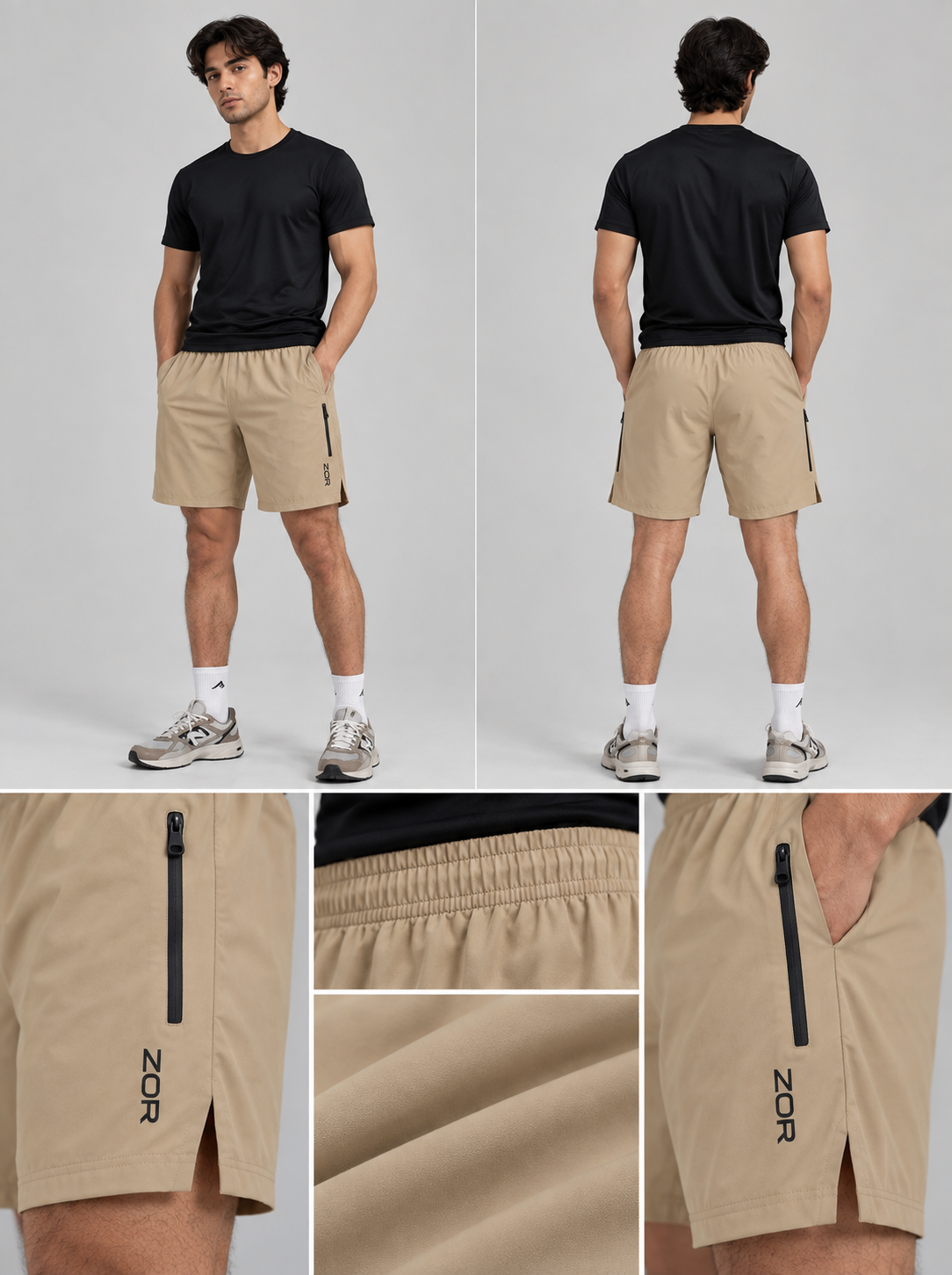 Active shorts beige - Image 2