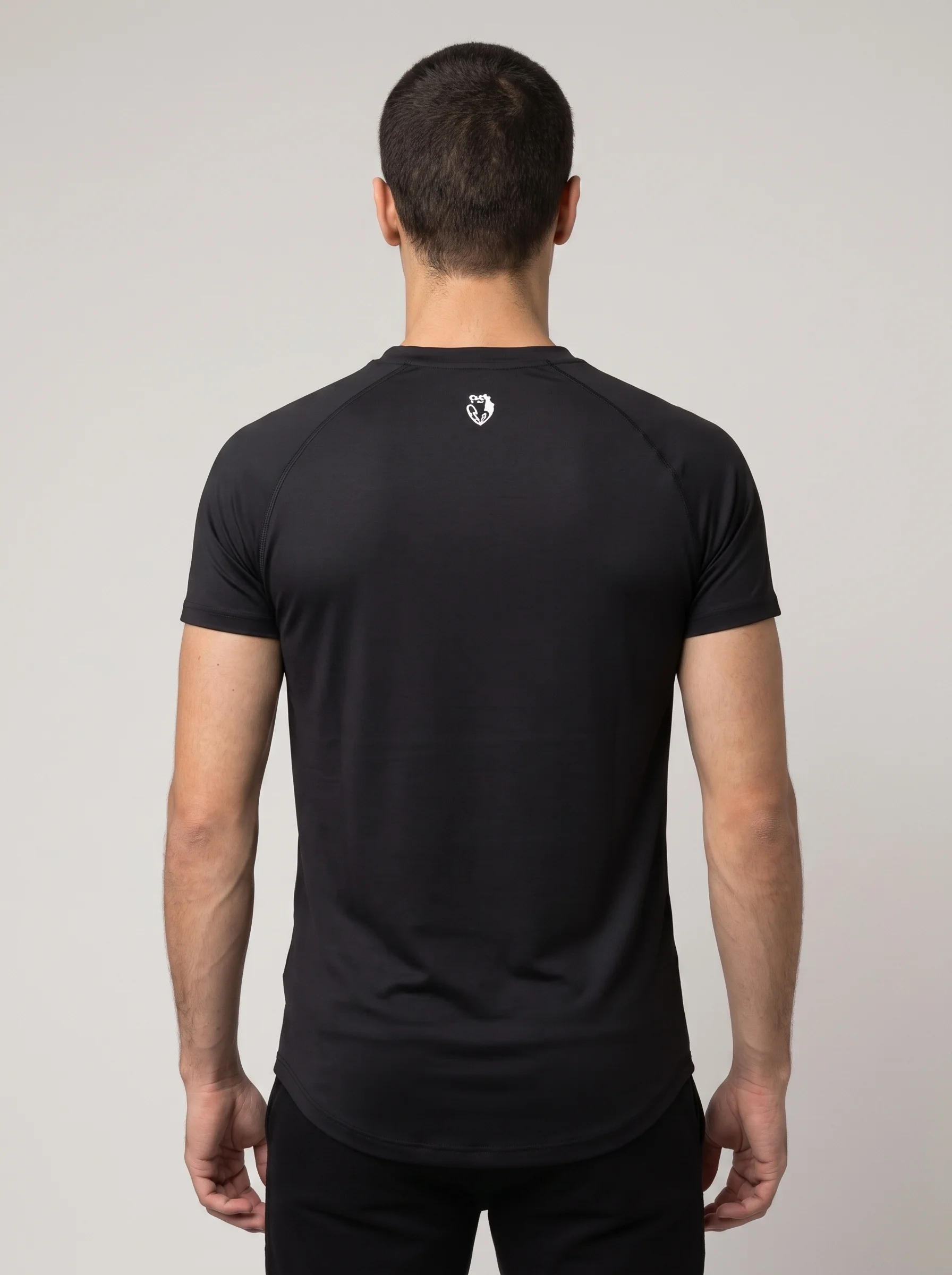 Micro Mesh Tee | Black - Image 3