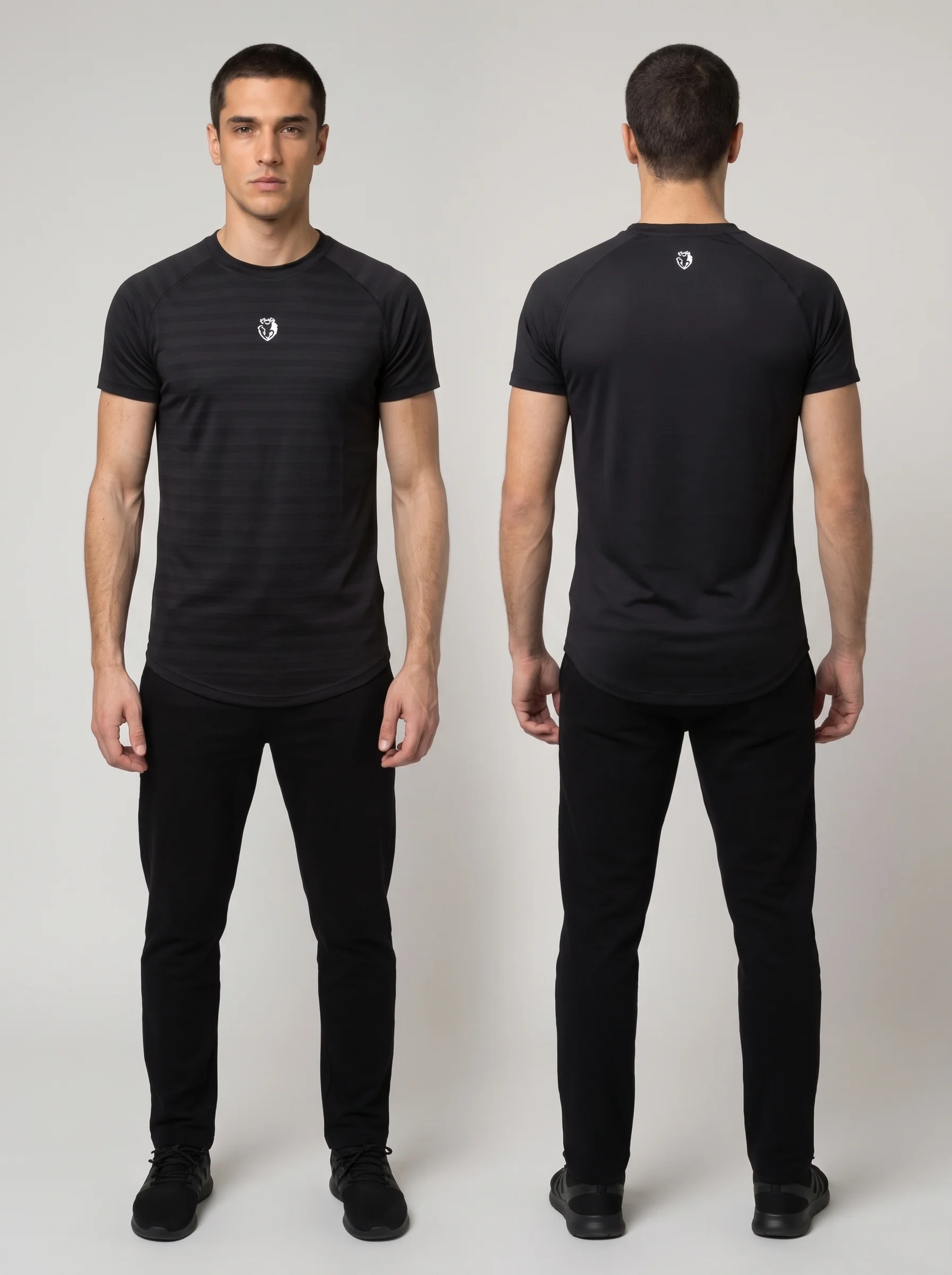 Micro Mesh Tee | Black