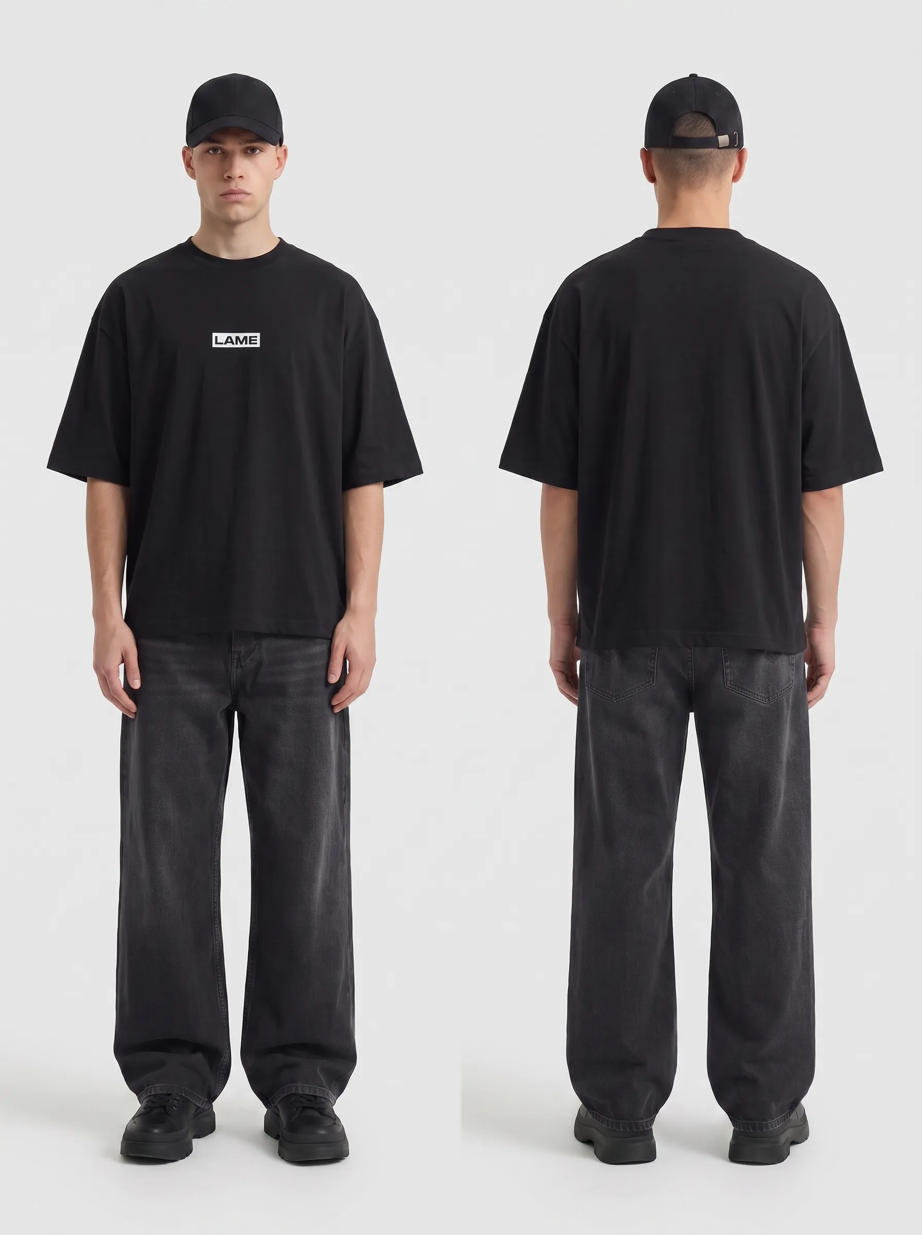 Plain Tee — The Blank Essential Black