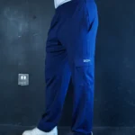 Blue Slit Bottoms | Blue