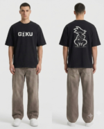 Black Goku Tee featuring Goku logo and character design from Dragon Ball Z.