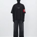 Black Oversized Hilter Graphic T-Shirt