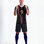 Norway Vikings football jersey with Haaland's number 9 and lion emblem.
