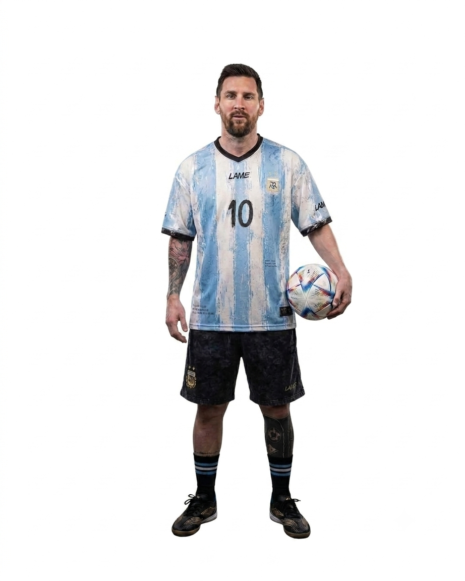 front1 LAME Argentina Legacy Jersey — Messi Edition - Image 1